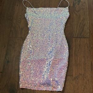 Windsor Iridescent Sequin Dress
